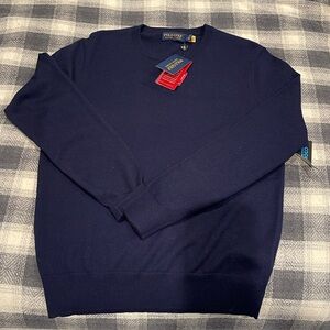 NWT Polo Ralph Lauren Golf Cashmere blend crewneck with Coolmax